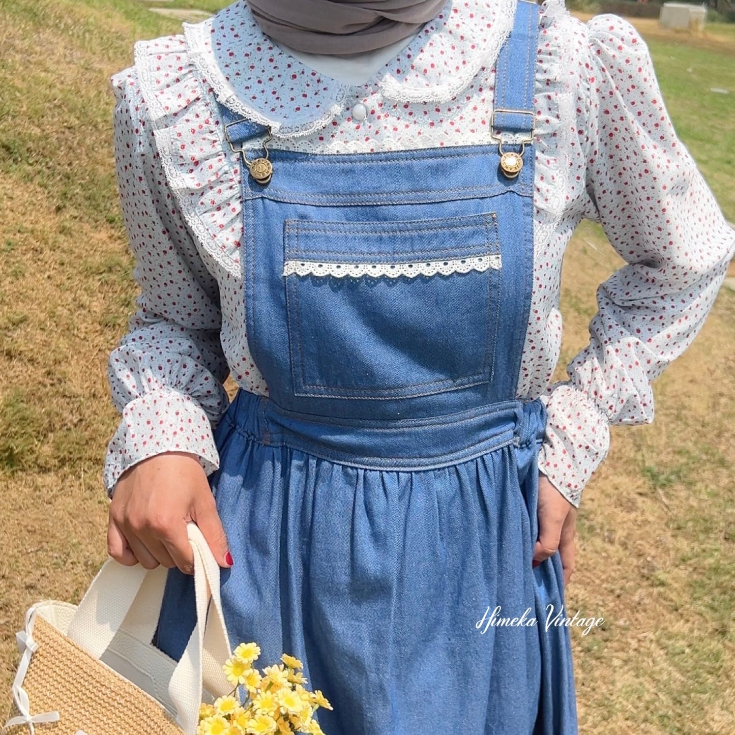 Darla Jeans Overall & Arica Blouse